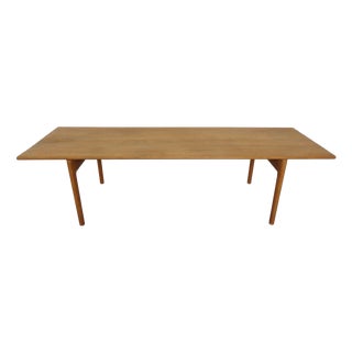 Large AT-15 Oak Coffee Table by Hans J. Wegner for Andreas Tuck, Denmark, 1960s For Sale