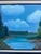 1990s Signed Original 1992 Oil Landscape Painting by J. Brown in Original Wood Frame For Sale - Image 5 of 12