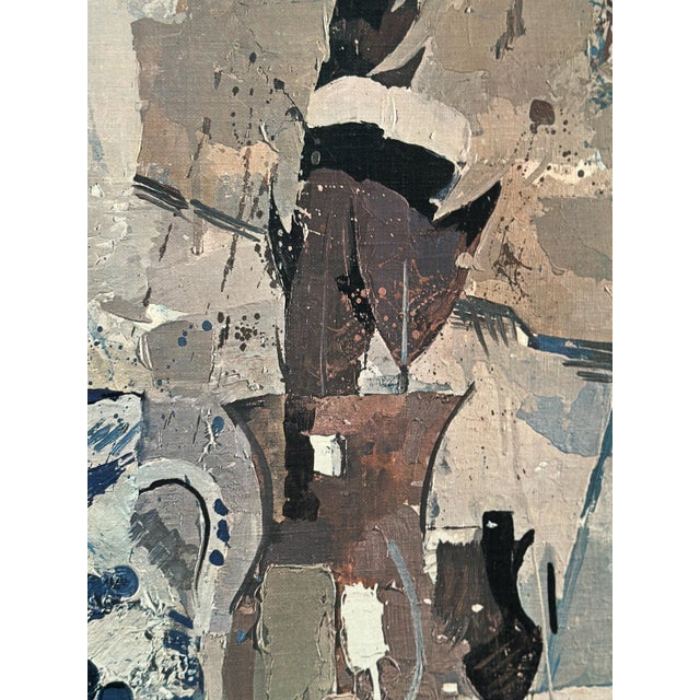 Gojmir Anton Kos, Still Life with Blue Vase, 1963, Oil on Canvas For Sale - Image 14 of 15