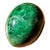 Italian Italian Emerald Green Alabaster Egg For Sale