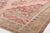 1950s Vintage Turkish Area Rug, 9'9" X 5'4" Hand-Knotted Floral Oushak Carpet, Soft Pink and Taupe Decorative Wool and Cotton Blend Rug For Sale - Image 5 of 9