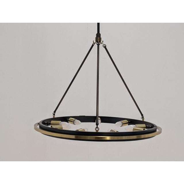 Chambers 9 Light Chandelier from Hudson Valley Lighting For Sale - Image 10 of 13