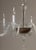 Traditional Six Branch Venetian Glass Chandelier For Sale - Image 3 of 3