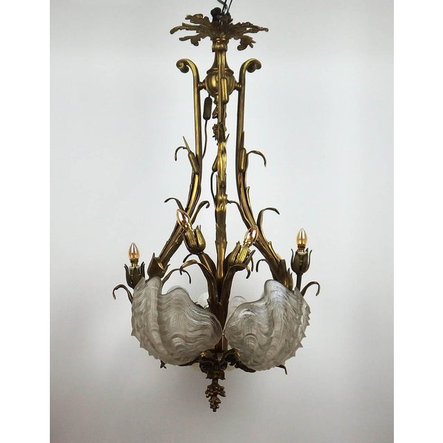 Vintage Regency Style Chandelier, 1950s For Sale - Image 13 of 13