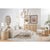 The Performance White Boucle Sling Hamlin Club Chair delivers refined comfort through solid oak craftsmanship and high-...