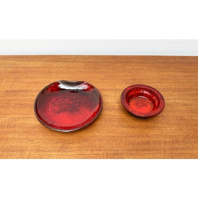 Ceramic Mid-Century Danish Studio Pottery Bowls from Ernst Pottery, Faxe, 1960s, Set of 2 For Sale - Image 7 of 18