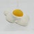 Plastic Harriet Bauknight for Kaso White Floral Carved Resin Clip Earrings For Sale - Image 7 of 7