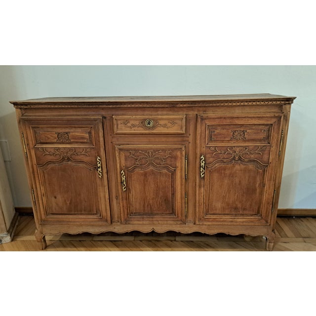 Antique Provencal Sideboard in Fruit Wood from Befos For Sale - Image 9 of 9