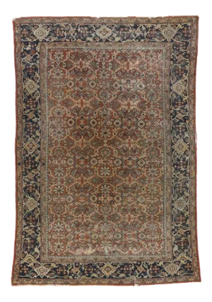 Antique Persian Mahal Rug, 08'02 X 11'08