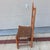 Antique Salmon Painted Ladderback Side Chair, Circa 1820's For Sale - Image 11 of 12