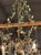 Metal French Antique Iron and Porcelain Flower Chandeliers For Sale - Image 7 of 9