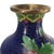 Mid 20th Century Chinese Cloisonné Floral Brass Vase 6.25" For Sale - Image 5 of 8