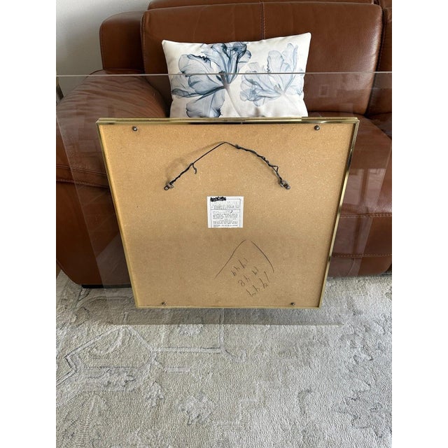 Printmaking Materials Judy Targan Original Art 1978 “Split Peas” Signed - 44/150 Greg Copeland For Sale - Image 7 of 7