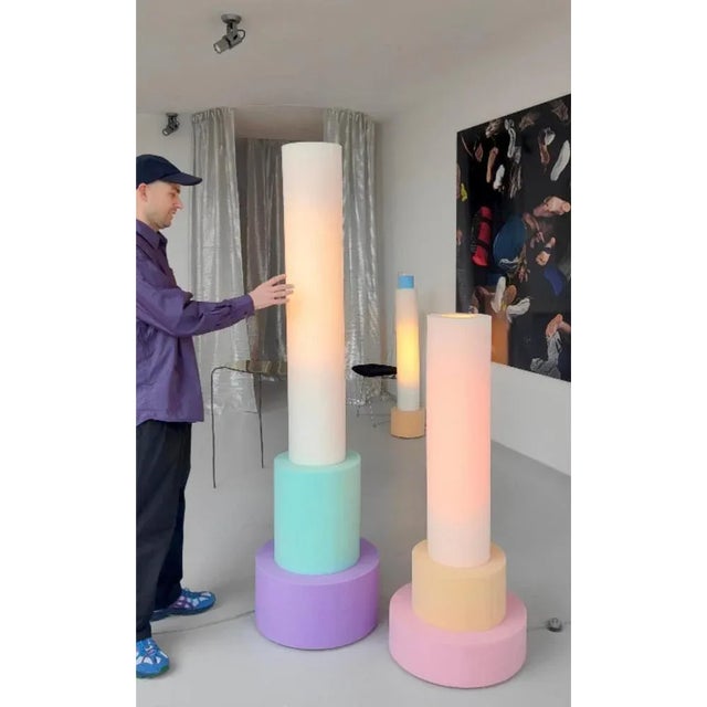 Priscilla Schuimlampen Floor Lamp by Sven Jansse For Sale - Image 9 of 12