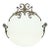 Art Nouveau Style Wrought Iron Circular Mirror For Sale