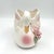 Vintage Pink and Gold Lusterware Ceramic Large Swan Planter Centerpiece For Sale - Image 4 of 11