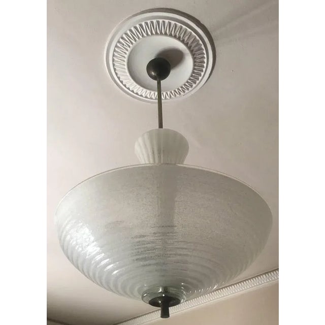 Italian Pulegoso Glass Pendant from Barovier & Toso, 1940s For Sale - Image 15 of 17