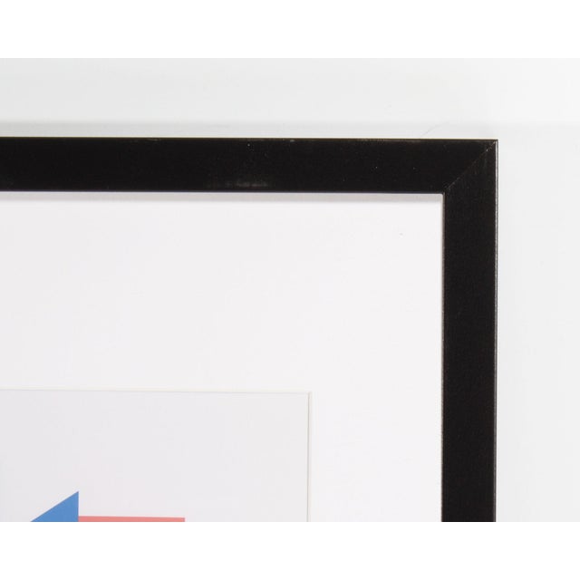 Contemporary 1995 “Konstruktion and Intuition” Serigraph Print by Anton Stankowski For Sale - Image 3 of 7