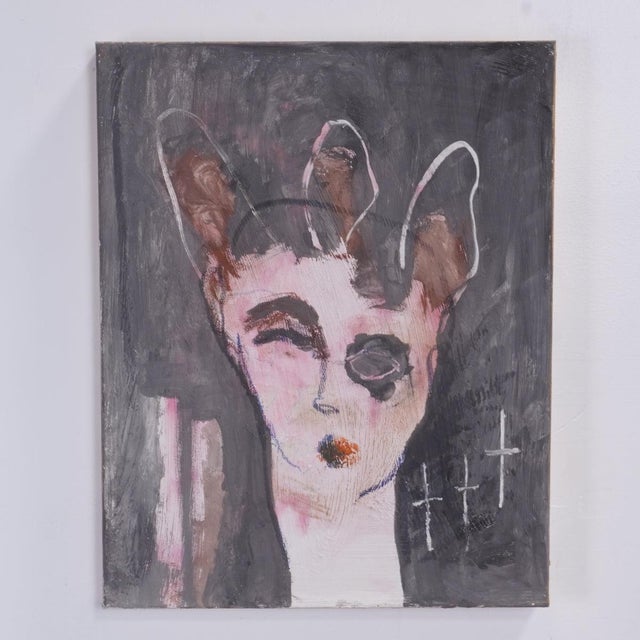 Mid-Century Modern Tony Mose Esom Original Triptych Artwork For Sale - Image 3 of 9