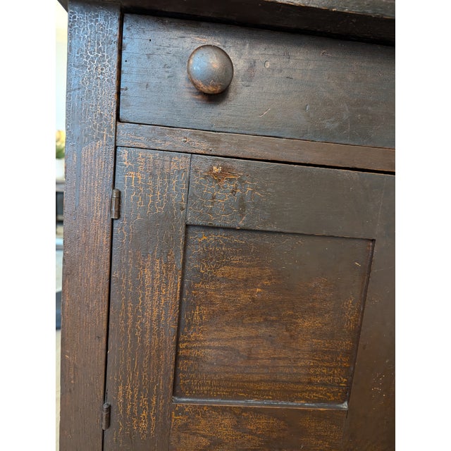 Antique Primitive Oak Jelly Cupboard Cabinet North Carolina For Sale - Image 16 of 18