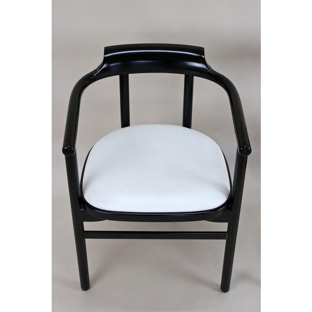 Armchairs with White Leather Upholstery from Thonet, 1980s, Set of 2 For Sale - Image 6 of 18