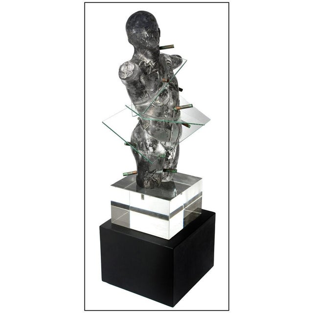 Contemporary Late 20th Century Torso of Man, Clifford Rainey For Sale - Image 3 of 5