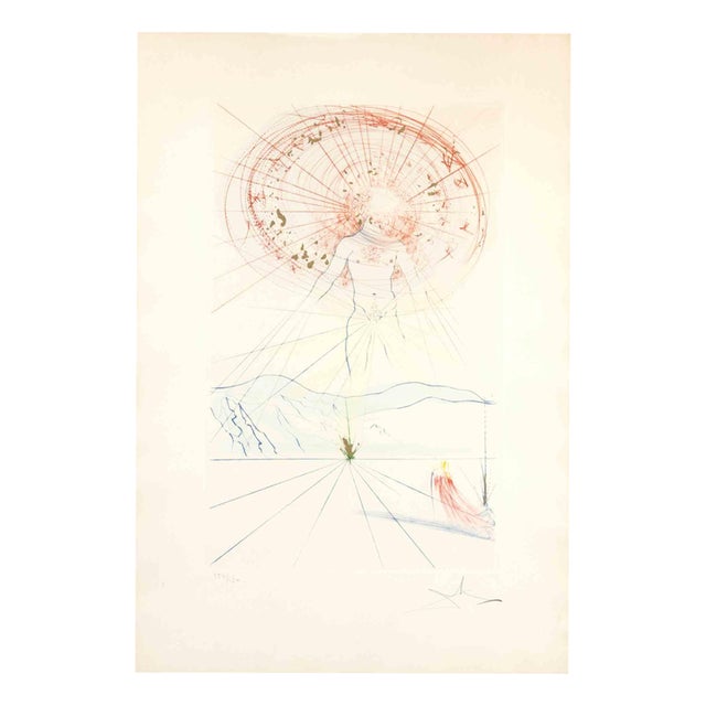 After Salvador Dalí, Nude, The Bridegroom Leaps Upon the Mountain, 1971, Etching For Sale