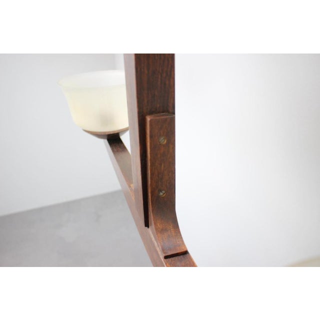 1930s Mid-Century Modern Wooden Chandelier, 1930s For Sale - Image 5 of 10