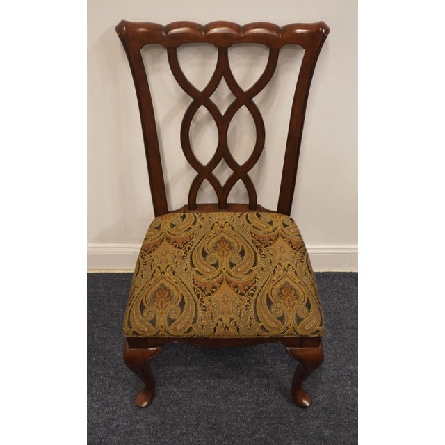 Brown Thomasville Furniture Tate Street Collection Traditional Contemporary Dining Side Chair 46821-831 For Sale - Image 8 of 10