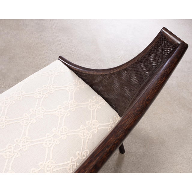 Barbara Barry for McGuire Rattan Cane Settee and Armchair For Sale - Image 11 of 18