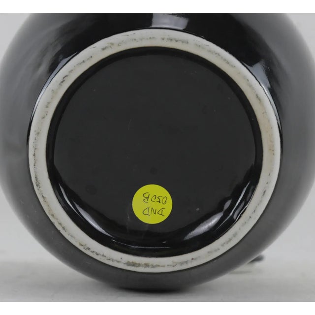 Black A Pair of Black Watermelon Jars, Republic of China Period For Sale - Image 8 of 9