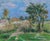 Ukrainian Impressionism Painting – Summer Rural Landscape, Soviet Art (1987) 40-50 For Sale