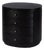 Nora 28 in. W Oval Wood 4 Drawer Nightstand, Antique Coffee For Sale