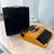 Vintage 1970s red Sperry Remington 10/50 typewriter with original carrying case. This is a Dutch typerwriter. The QWERTY...