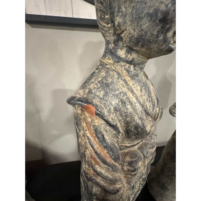 2000 - 2009 Maitland-Smith Asian-Inspired Scholar Figures – Set of 3 For Sale - Image 5 of 7