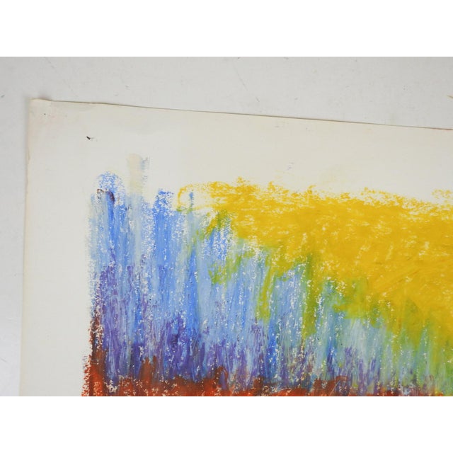 Contemporary Vintage Abstract Color Block Painting For Sale - Image 3 of 6