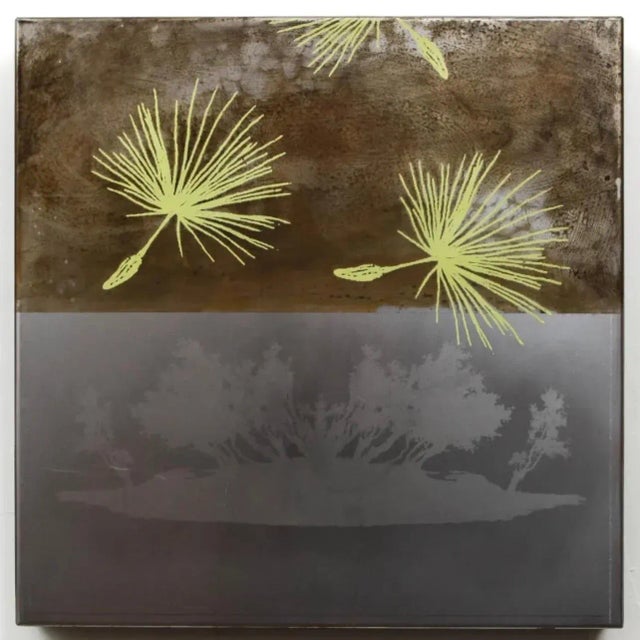 Marjan Eggremont, Patina & Silkscreen Painting on Steel Canadian Contemporary Art Marjan Eggermont, 2006 For Sale - Image 12 of 12