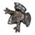 Margie Hughto Studio Signed Iridescent Ceramic Frog Sculptures, Pair, 4" For Sale - Image 15 of 18