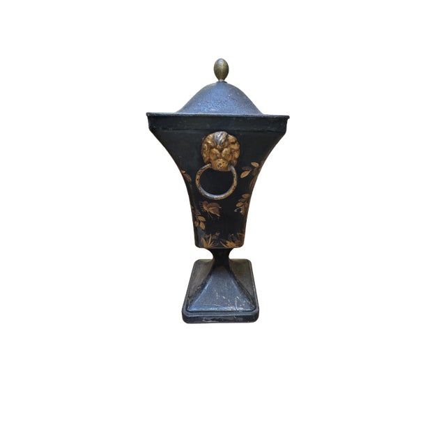 19th Century Tole Urn For Sale - Image 4 of 12