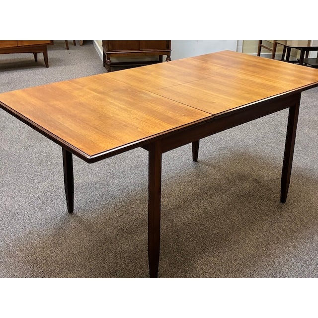 Mid Century Modern Extending Teak Dining Table W/ Butterfly Leaf by White & Newton, Uk c.1960 For Sale - Image 10 of 14