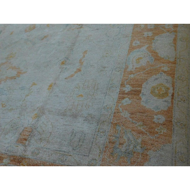 Textile Oushak Luxury Rug For Sale - Image 7 of 18