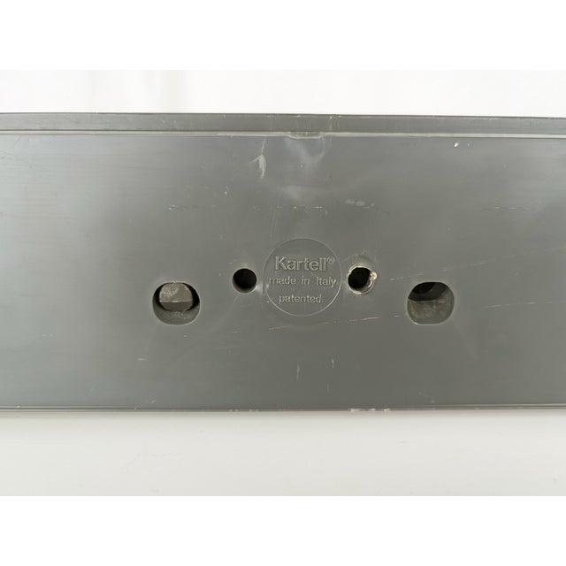Plastic Grey Plastic Outline Serie Coat Rack by A. Castelli Ferrieri for Kartell, 1980s For Sale - Image 7 of 8