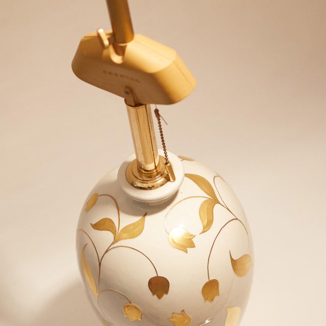 Porcelain Table Lamp by Giulia Mangani, Italy For Sale - Image 5 of 11