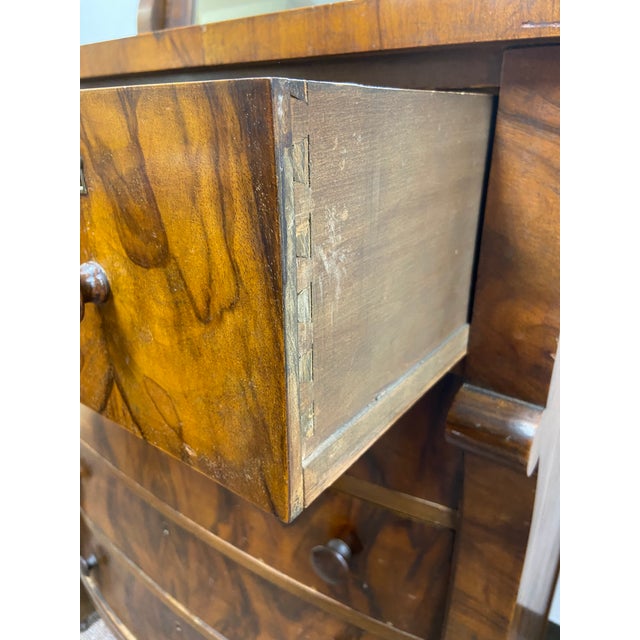 Early 1900s Hersee & Co. Furniture American Empire Period Flame