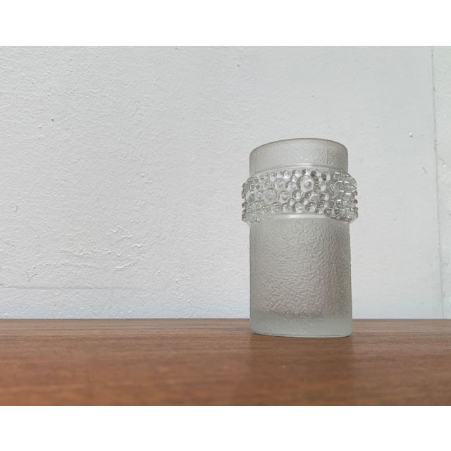 Vintage French Glass Spike Vase, 1970s For Sale - Image 6 of 18