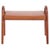 Teak Stool with Leather Seat by Vilhelm Lauritzen for Fritz Hansen, 1945 For Sale - Image 12 of 12