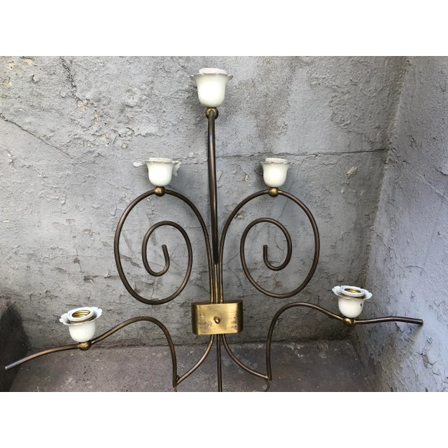 Mid-Century Modern Sconces, 1950s, Set of 2 For Sale - Image 3 of 12