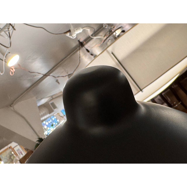 Black Serge Mouille Style Spider Ceiling Lamp, Three Arms For Sale - Image 8 of 12