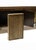 Wood 1970s Burl and Brass Greek Key Credenza Attributed to William Doezema for Mastercraft For Sale - Image 7 of 8