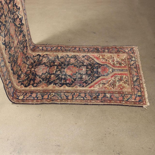 Antique Malayer Rug in Wool For Sale - Image 5 of 11
